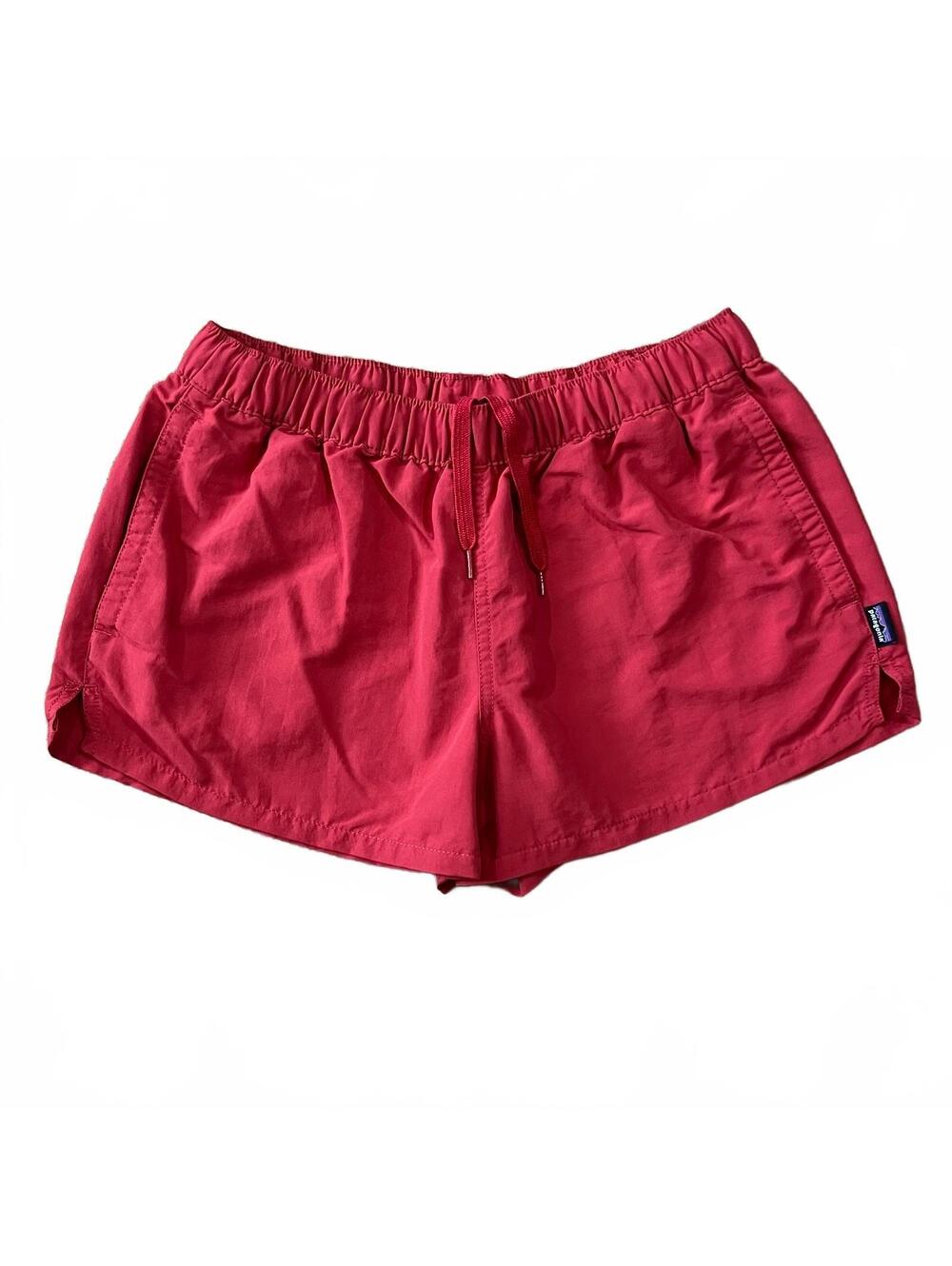 Patagonia Womens Barely Baggies 2.5” Shorts Red Size Small
